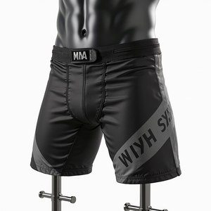 No Gi Jiu Jitsu Kimono Kimono de Jiu Jitsu MMA Fight <b>Shorts</b> with Customized Sublimated <b>Shorts</b> and Premium MMA Wear Design - Product Image 5