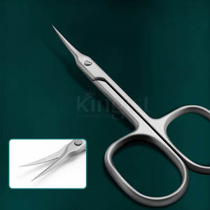 Sharp Curved Cuticle Scissors With Easy <b>Grip</b> Handle For <b>Controlled</b> Cutting Cuticle Scissors With High Precision Blades - Product Image 6