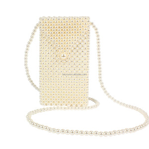 DST Inspiration triangolo Cover rosso <span class=keywords><strong>viola</strong></span> bianco perla busta <span class=keywords><strong>borsa</strong></span> a tracolla per telefono <span class=keywords><strong>borsa</strong></span> da <span class=keywords><strong>donna</strong></span> fatta a mano alla moda - Product Image 2