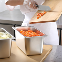 Bacs Gastronorm 1/1 GN en Acier Inoxydable Écologiques Instant Traders – Contenants Alimentaires Anti-Emmêlement pour Bain-Marie, Personnalisables