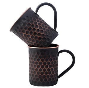 Hot selling Copper <b>Mug</b> Hammered Design Hot Selling Copper Beer & Coffee <b>Mug</b> Kitchen Decorative Copper <b>Mug</b> - Product Image 1