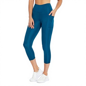 Custom Logo <b>Leggings</b> For Women High Waist Gym Activewear Butt Lift Yoga Pants Elastic Compression Scrunch <b>Seamless</b> <b>Leggings</b> Logo - Product Image 1