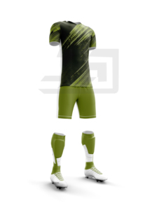 Conjunto de Camiseta y Pantalones Cortos de Fútbol con Nombre de Equipo Personalizado, 100% Poliéster, Transpirable y que Absorbe la Humedad, Impresión por Transferencia de Calor, Tallas Unisex para Adultos - Product Image 1
