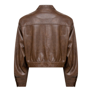 Produit en cuir véritable le plus vendu veste supérieure meilleures vestes en cuir minces pour femmes d'hiver vestes en cuir véritable de conception personnalisée - Product Image 2