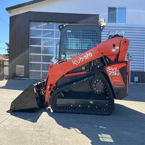 Chargeuse sur chenilles Kubota SVL75-2, chargeuse frontale, moteur diesel EPA, puissance de creusement élevée, hydraulique MOOG, pompe et distributeur KYB - Product Image 1