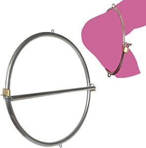 Heavy Stainless Steel BDSM Hips <b>Bondage</b> Lock Restraints Kinky Accessories Locking - Product Image 4