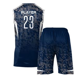 Diseño personalizado Camisetas de voleibol para hombres Disipación de calor transpirable Secado rápido 100% Conjuntos de poliéster - Product Image 2