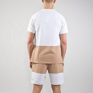 RABUSH SPORTS Custom Made Men Summer Vintage Shorts & TShirt <b>Set</b> Breathable <b>Knitted</b> Polyester/Cotton Cozy & Comfortable - Product Image 2