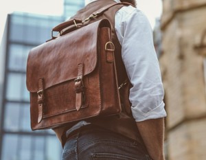 Personalized Gifts for Him <b>Leather</b> <b>Briefcase</b> Man - Product Image 3