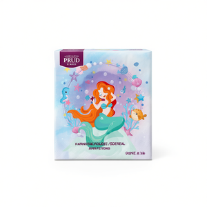 Serviettes de fête Sirène 33x33cm, sachet de 12 pièces - Product Image 2