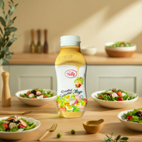 Mayonnaise à la moutarde de sésame torréfiée de qualité supérieure, vinaigrette halal certifiée, conditionnée sous vide en bouteille, sachet, sac en vrac, spécialement conçue