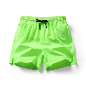 Short de sport personnalisé pour hommes à séchage rapide respirant athlétique course à pied natation solide fermeture à cordon Style décontracté peigné lavé - Product Image 1