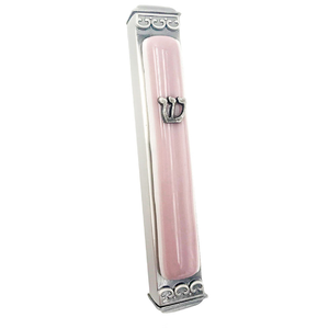 Boîtier moderne en aluminium mince Mezuzah en métal Mezuzah en aluminium cadeau de réchauffement de maison Mezuzah en métal de défilement de porte au prix de gros - Product Image 4