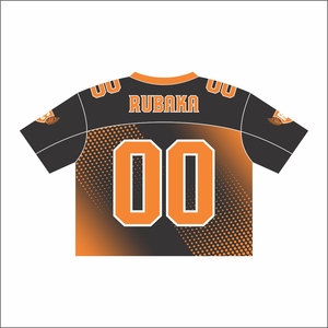 Maillot de football rétro américain Streetwear personnalisé sport en gros maillot de rugby court Boxy en maille sublimation de haute qualité - Product Image 4