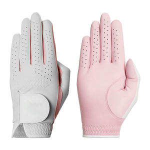 Adjustable Wrist <b>Men</b> Golf Gloves Leather Breathable Anti <b>Slip</b> Performance Glove For Training And Matches - Product Image 2