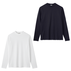 Camiseta de Algodón Transpirable de Manga Larga, Logotipo Personalizado, Estilo Liso, Cuello Redondo, Camisetas para Hombre, Uniformes de Equipo y Venta al por Mayor de Marca Privada - Product Image 1
