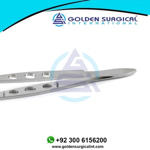 Pinzas de Sutura Castroviejo de Acero Inoxidable de la Mejor Calidad, Cantidad a Granel, 0.5 mm con Mango de Tres Orificios - Product Image 4