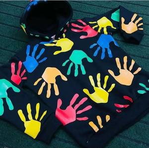 Vente en gros personnalisé de haute qualité luxe Designer lourd 100% coton pull à capuche imprimé et logo brodé - Product Image 4