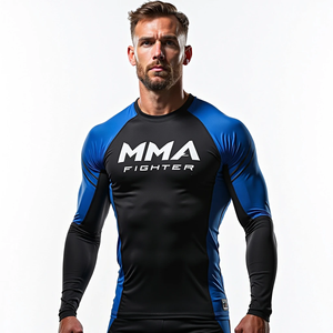 Obtenez des protections anti-éruptions cutanées sublimées personnalisées Vente en gros MMA Obtenez des équipements personnalisés pour les sports de combat Gym Workout Training and Athletic - Product Image 2