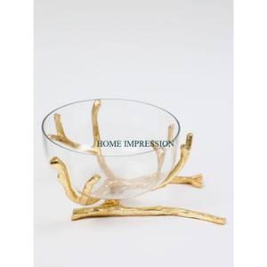 Cuenco de aluminio plateado de diseño moderno a mano para decoración de mesa, cuenco para servir para cocina, restaurante y uso de hoteles, cuenco de vajilla - Product Image 6