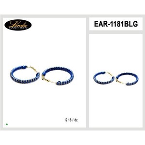 ต่างหูแฟชั่นโคมระย้าห่วง CZ - Product Image 5