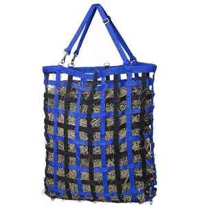 Bolsa de Heno para Caballos de Alta Calidad, Multicolor, de Cuatro Lados, de Alimentación Lenta, con Dos Correas para Colgar, Fácil de Usar - Product Image 1
