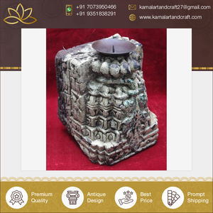 Candelabro de Madera Antiguo de Primera Calidad, Tallado a Mano, Decoración Navideña para el Hogar, del Fabricante Indio Más Reconocido - Product Image 4