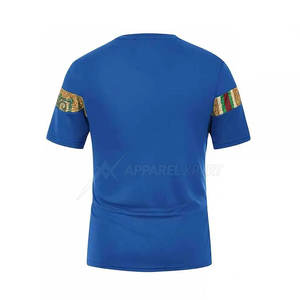 Dernier été mode décontracté couleur unie hommes T-Shirt ensembles courts séchage rapide respirant tricoté tissu couleur personnalisée et Logo - Product Image 5