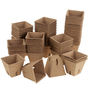 Pots de pépinière biodégradables de 5,5 cm, 72 pièces, écologiques et durables - Product Image 3