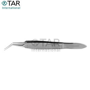 Pinzas de capsulorrexis Gimbel de alta calidad para cirugía oftálmica, instrumentos médicos quirúrgicos oculares de punta fina de acero inoxidable para cataratas - Product Image 2