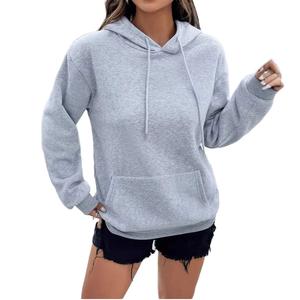 Sudaderas con Capucha para Mujer, Antiestáticas, Ecológicas, Transpirables, con Diseño Sólido y Logotipo Frontal - Product Image 3