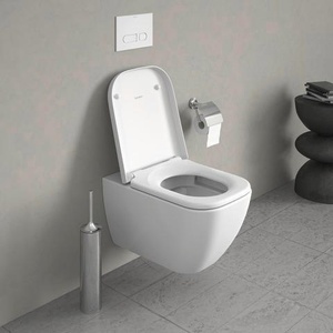 Funda para Asiento de Inodoro DURAVIT Blanca con Cierre Suave D.2 y Cubierta Extraíble - Product Image 3