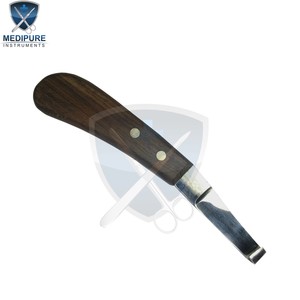 Juego de Herramientas Veterinarias para Herradores, Cuchillo para Cascos, para el Cuidado de Caballos y Ganado, Cuchillos de Recorte Curvos y Rectos Afilados de Acero Inoxidable - Product Image 6