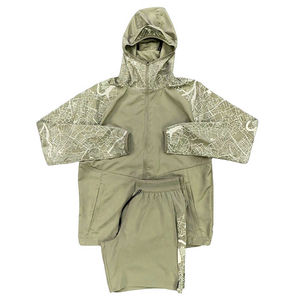 Nouveau survêtement décontracté personnalisé avec veste coupe-vent et short, ensemble de survêtement coupe-vent deux pièces, vêtements élégants et confortables - Product Image 2