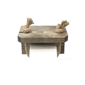 Porte-serviettes en papier hygiénique en bois fait à la main meilleure tendance ensembles de salle de bain porte-serviettes en papier de cuisine élégant Unique - Product Image 6