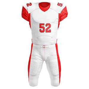ชุดอเมริกันฟุตบอลแบบกำหนดเอง คุณภาพสูง ระบายอากาศได้ดี แบบระเหิดสี ชุดอเมริกันฟุตบอลระดับมืออาชีพ - Product Image 1