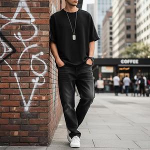 Camiseta Personalizada de Algodón Duradero de Alta Calidad, Camisetas Personalizadas al por Mayor para Jóvenes, Camiseta para Hombre de Alta Calidad - Product Image 4