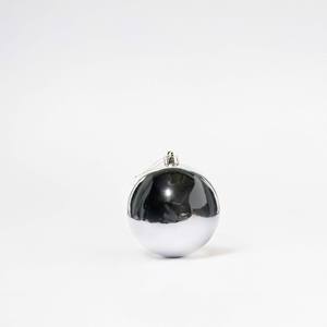 Silver Festival Plastic Christmas Baubles 2pcs 15cm Tree Ornaments - Product Image 1
