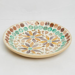 Cuencos de Servir Redondos de Alta Calidad con Incrustaciones de Madreperla, Ecológicos, de Lujo, Hechos a Mano por Artesanos Vietnamitas, B2B - Product Image 1