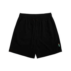 กางเกงขาสั้นผู้ชายผ้าแคนวาสคอตตอน 100% สไตล์ไฮสตรีท เอวยางยืด ระบายอากาศดี มีกระเป๋า เหมาะสำหรับใส่ลำลองช่วงฤดูร้อน  รับสกรีนโลโก้ - Product Image 3