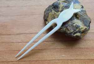 Pasador de Pelo Artesanal Ecológico de Hueso Natural, Moderno y Tradicional, para Moños, Accesorios para el Cabello para Mujeres y Niñas - Product Image 3