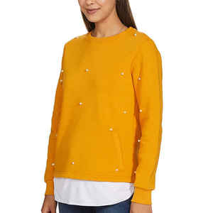 Sweat-shirts d'hiver personnalisés pour femmes avec logo imprimé sur le devant, 100 % coton, style streetwear, prix abordable - Product Image 3