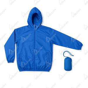 Chaqueta cortavientos de poliéster 100%-Chaqueta ligera resistente al agua para exteriores para hombres y mujeres Protección duradera y para todo tipo de clima - Product Image 2