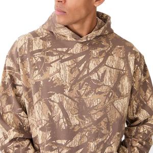 2025 tendance Camouflage imprimé surdimensionné hommes pull à capuche personnalisé poids lourd polaire Streetwear marque sweats à capuche - Product Image 4