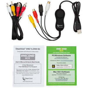 Kit VHS vers DVD pour PC et Mac : convertissez n'importe quelle bande vidéo en format numérique - Product Image 3