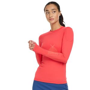 Top de Yoga de manga larga sin costuras para mujer de primera calidad, transpirable, ligero, para entrenamiento, correr, Fitness, entrenamiento atlético, Top corto frontal - Product Image 3