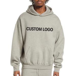 Sudaderas con capucha en blanco con impresión de logotipo personalizado de alta calidad HIC, sudaderas con capucha para hombre, cremallera lisa en blanco - Product Image 2