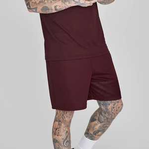 Pantalones cortos de algodón lavados con ácido y piedra con parche bordado de gran tamaño descolorido estampado informal personalizado para hombre para mí - Product Image 6