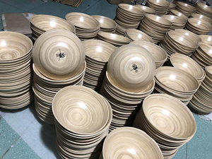 Bol en fibre de bambou tourné, sans danger pour les aliments, écologique, le moins cher, artisanal, naturel, pour servir le dîner, de BLFC - Product Image 2