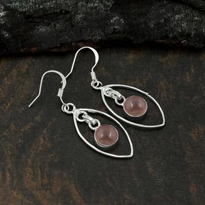 Smoky Quartzอัญมณีที่ดีที่สุดการออกแบบHandmade Simple 925 เงินสเตอร์ลิงต่างหูผู้หญิงแฟชั่นห้อยต่างหูเครื่องประดับ - Product Image 3